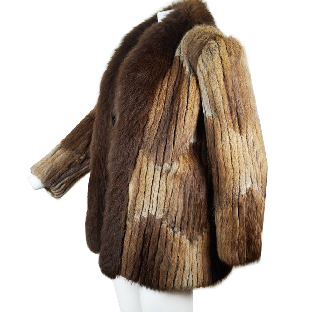 Rabbit fur coat - Picture 4 of 7